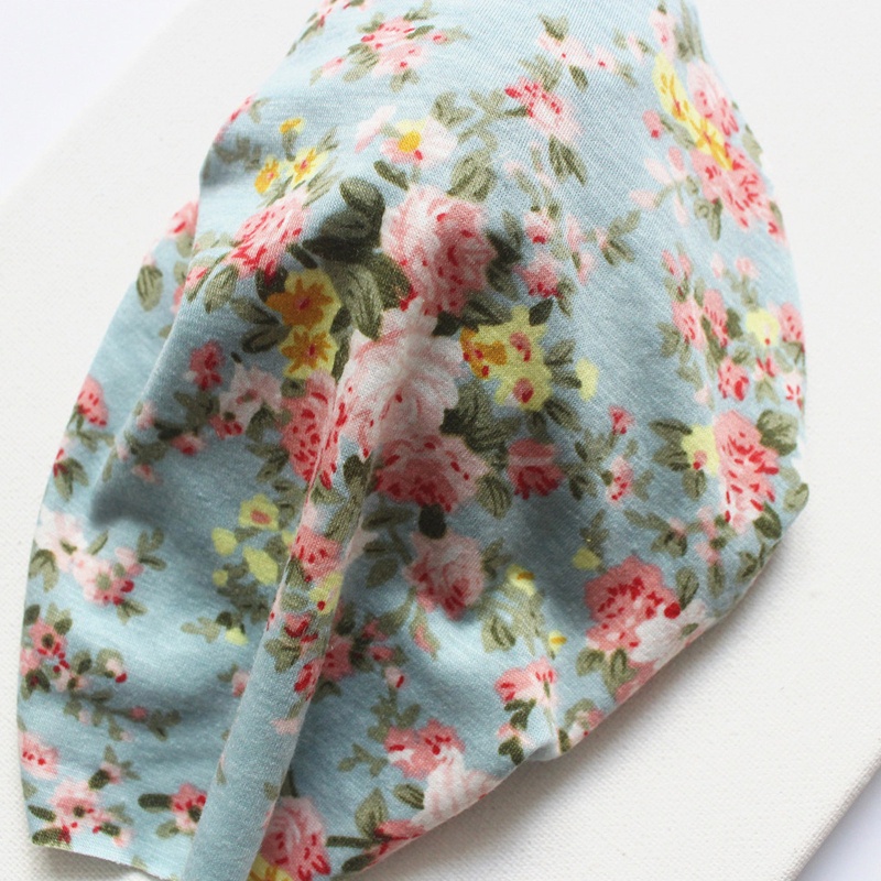 Mũ Turban Thắt Nút In Hoa Dễ Thương Cho Bé Sơ Sinh