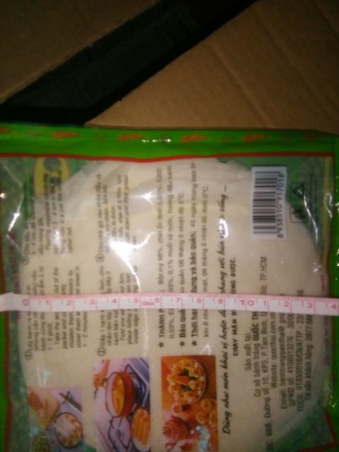 Bò Bía - bánh tráng cuốn chả giò - bánh tráng đậu xanh - bò bía ngọt - Gói 30 lá size 16cm. | BigBuy360 - bigbuy360.vn