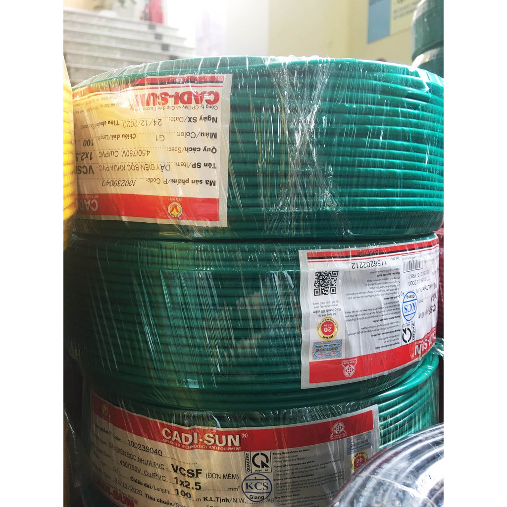 DÂY ĐIỆN ĐÔI Cadisun VCTFK 0.75MM; 1.5MM