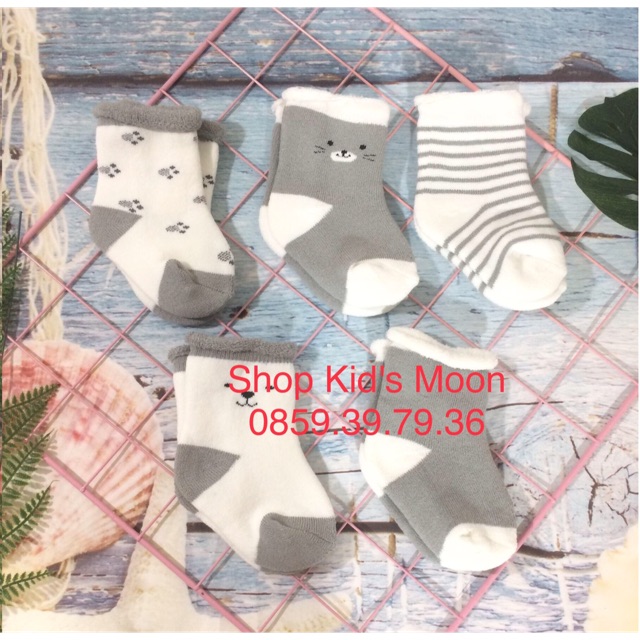 Set 5 đôi tất cho bé