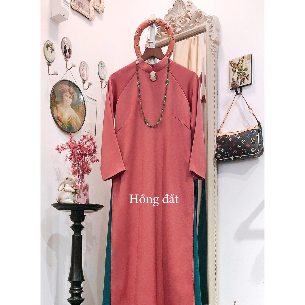 Áo Dài và Quần lẻ Tây Thi Màu Trơn