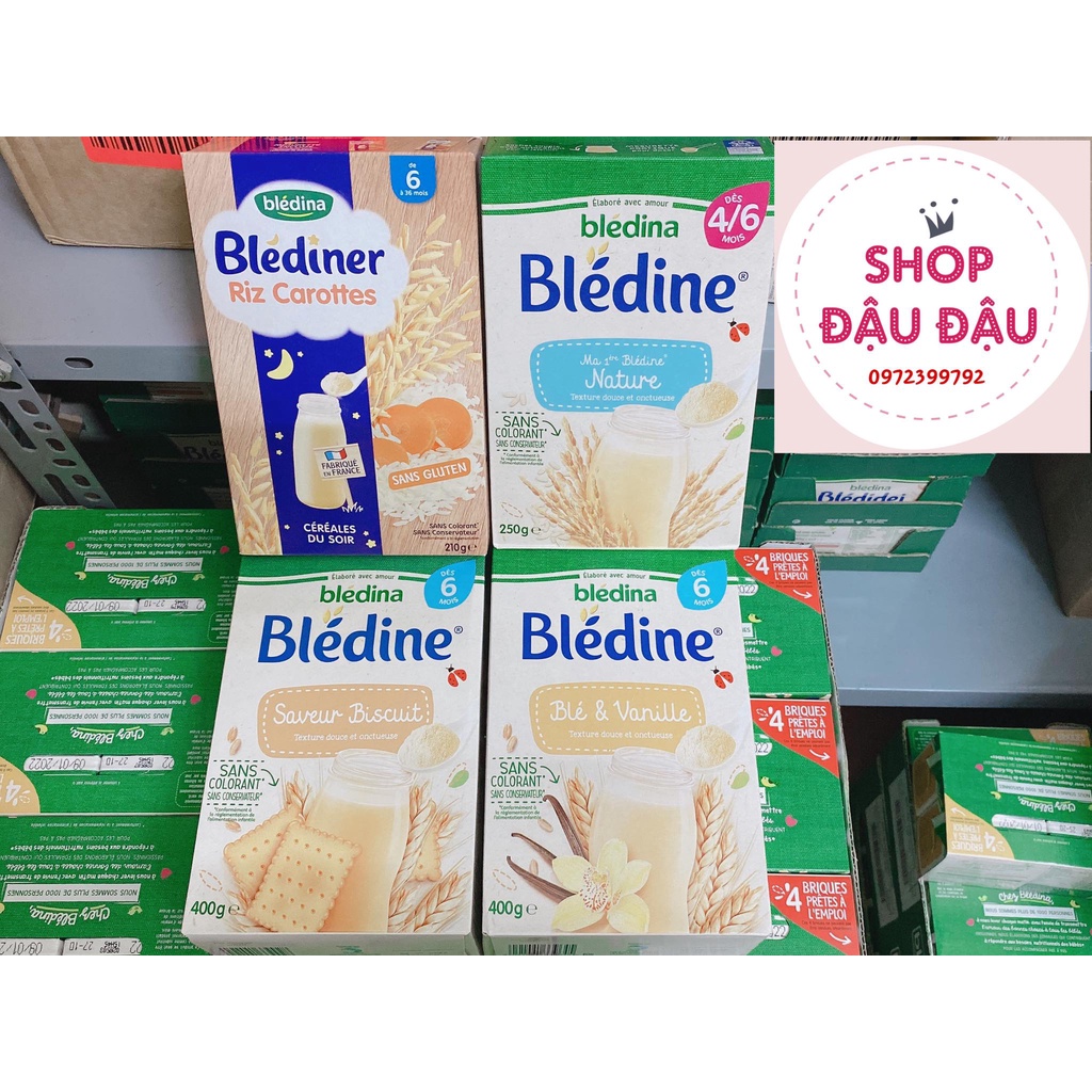 [DATE 2022]Bột lắc sữa BLEDINE 4/6M/6M/8M/12M/15M