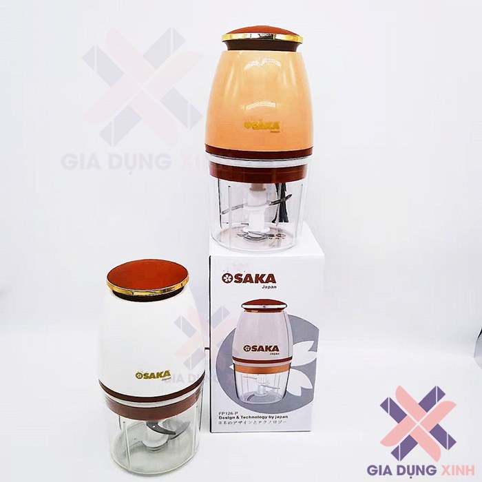 Máy Xay Cầm Tay Mini Đa Năng Osaka Japan, Model 2022, Công Suất 350W, Dùng Xay Thịt, Hoa Quả, Rau Củ