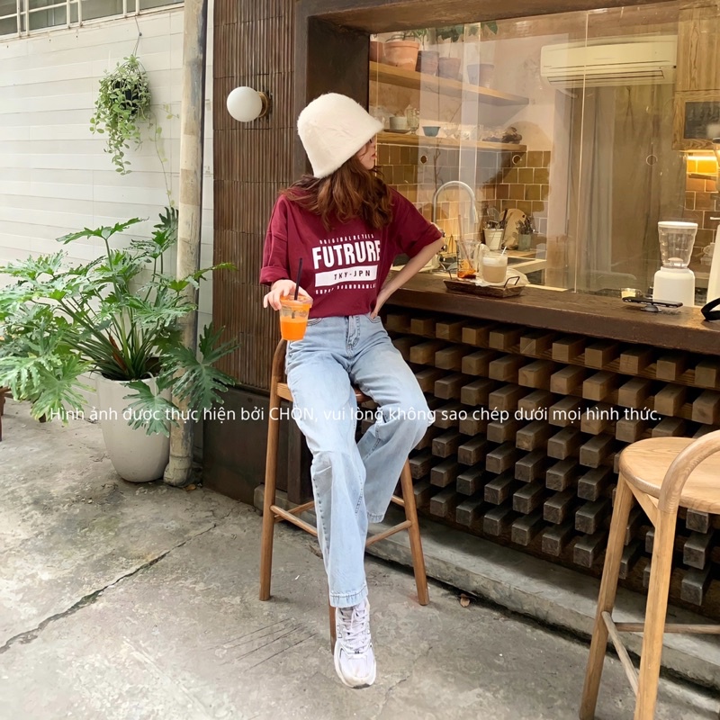 Áo thun 3158 MÀU ĐỎ hàng loại 1 chất dày dặn Cotton Unisex CHÒN CLOTHING