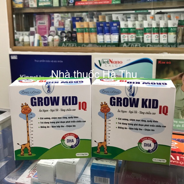 Siro Grow Kid IQ- Ăn ngon ,Ngủ tốt, Tăng chiều cao