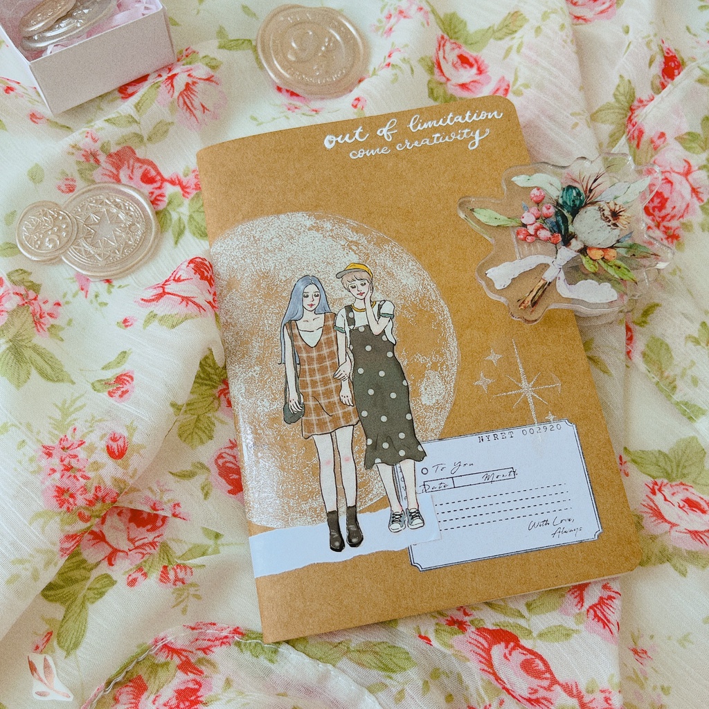 Sổ Mini và Set Trang Trí Bìa Sổ - Hidari