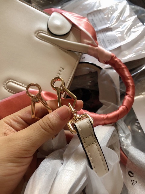 Túi xách nữ per do dáng công sở size trung 21cm siêu đẹp tặng kèm khăn xinh hàng xuất xịn