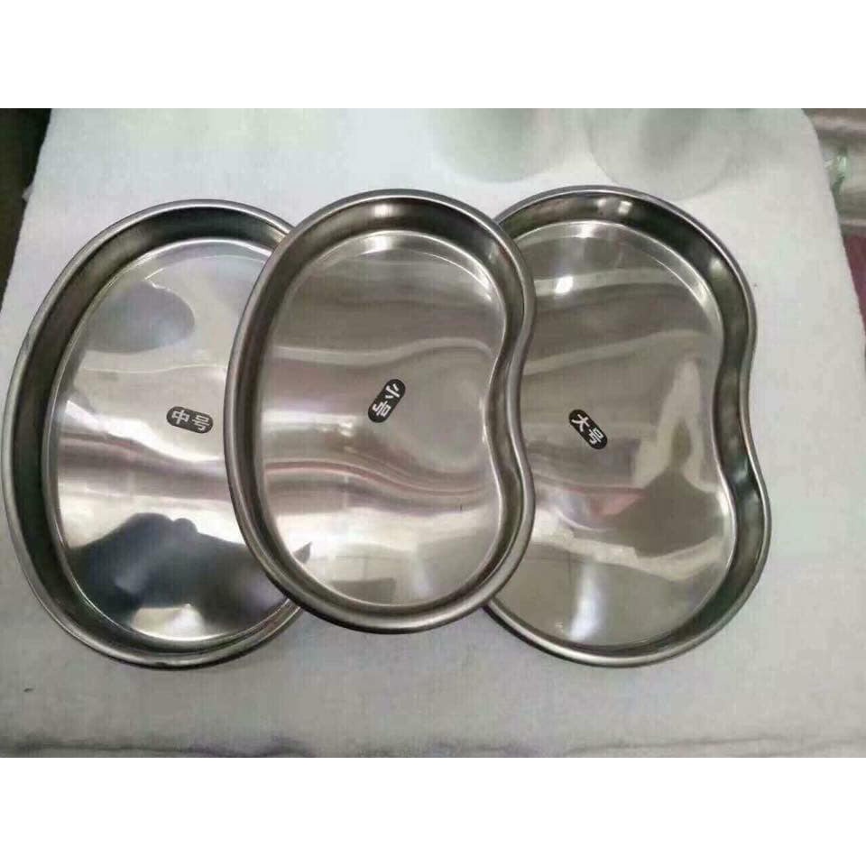 Khay hạt đậu inox đựng dụng cụ và đồ spa