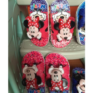 2020 Dép lê mickey cho bé - màu hồng đậm (ảnh thật)