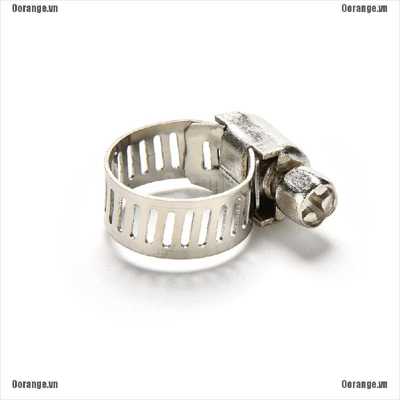 Set 10 kẹp ống dẫn nhiên liệu bằng thép không gỉ 8-12mm cho xe ô tô