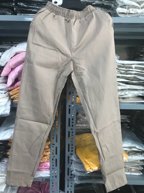 Quần DÀI KAKI BASIC PANTS màu TAN Ulzzang UNISEX 1hitshop