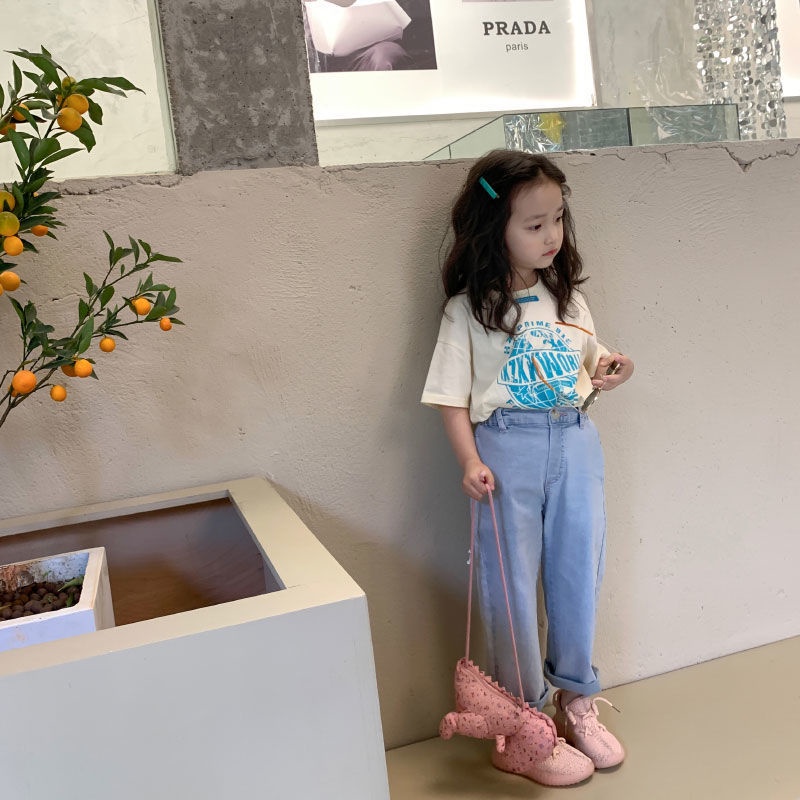 [Clearance Clearance Clearance on Delivery] Áo Thun Cotton Màu Trơn Thời Trang Mùa Hè Vui Nhộn Cho Mẹ Và Bé