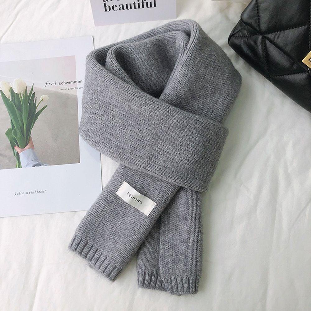 Khăn Choàng Dệt Kim Dáng Dài Thời Trang Thu Đông Cho Nữ