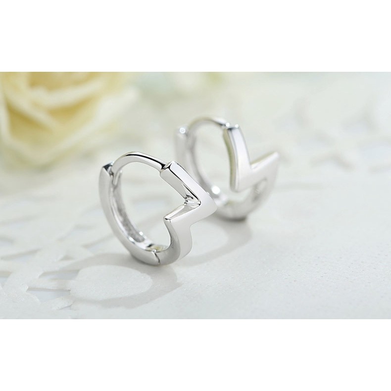 Khuyên tai S925 họa tiết tia chớp thời trang cho nữ