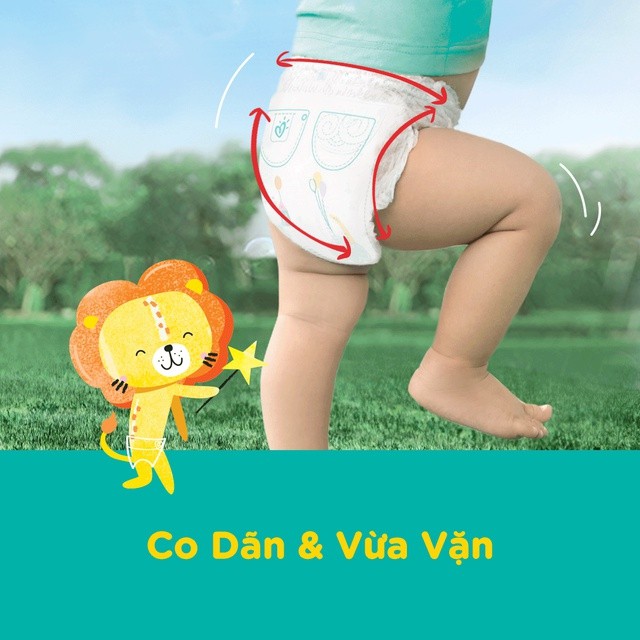 Tã Quần Pampers Điều Hoà Gói Lớn L60/ XL52/ XXL44