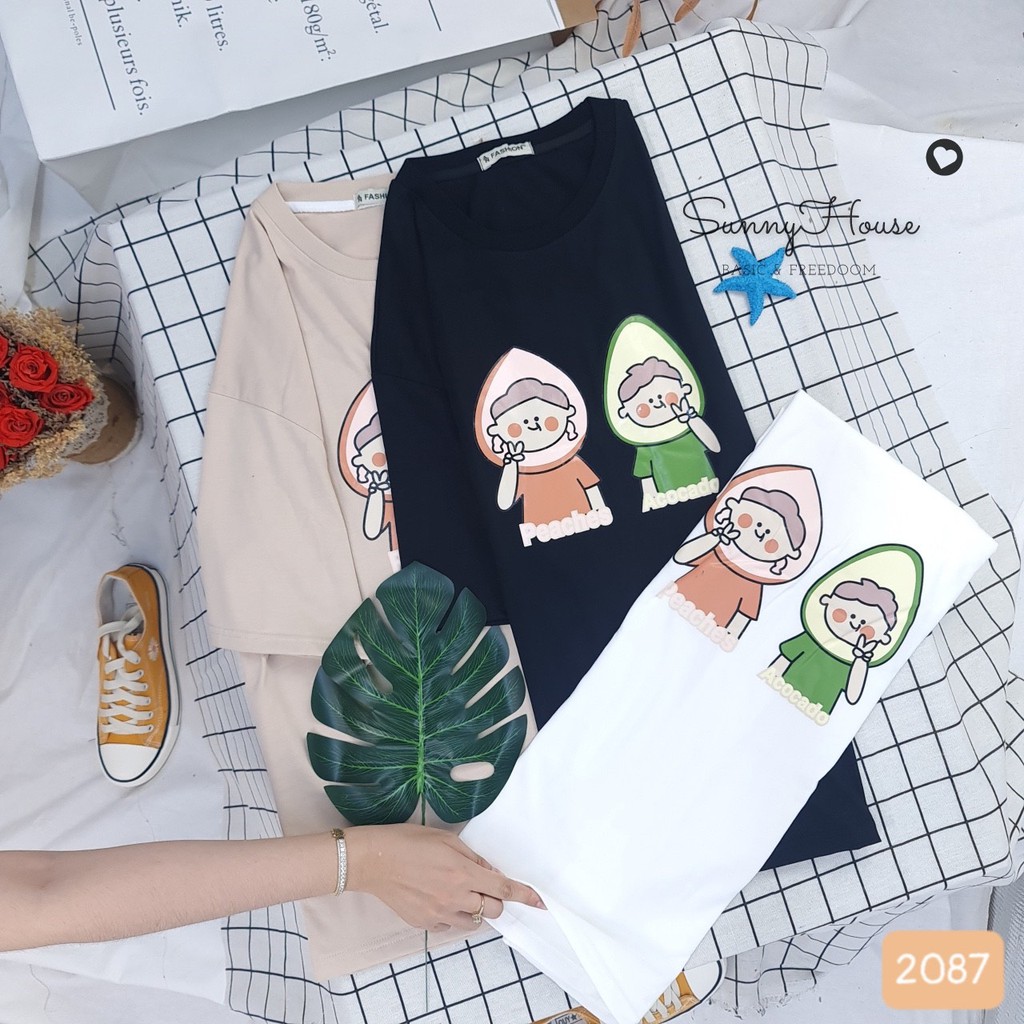 Áo thun tay lỡ form rộng Unisex . Dành cho cặp đôi nam nữ đều mặc được Mã SP002087