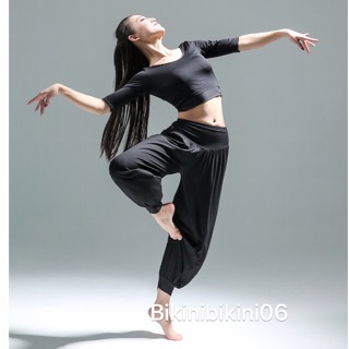 Quần alibaba tâp yoga múa bụng đủ size, chất liệu thun Cotton