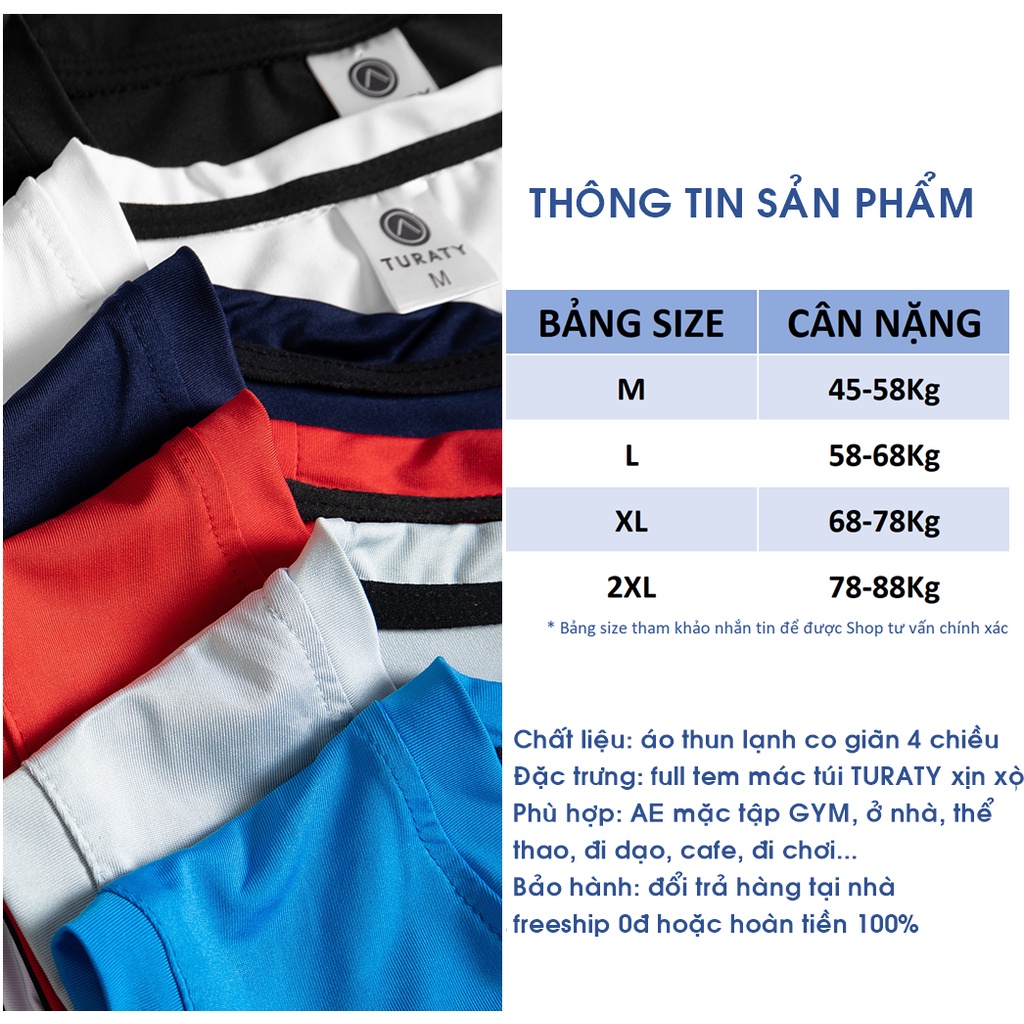 [Xả Kho] Áo ba lỗ nam TITAN TURATY áo tanktop sát nách chất vải thun lạnh cao cấp dáng body tập GYM thể thao chạy bộ cực