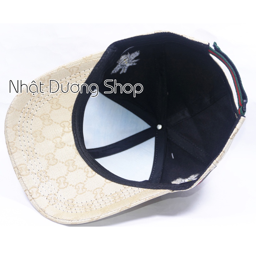 (Hàng VNXK) Nón kết KaKi, mũ lưỡi trai CON ONG nam nữ CAO CẤP  vải đẹp thời trang cá tính chuẩn FOM