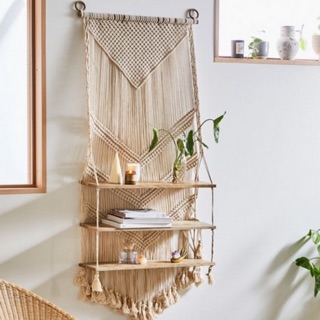 Giá sách Macrame