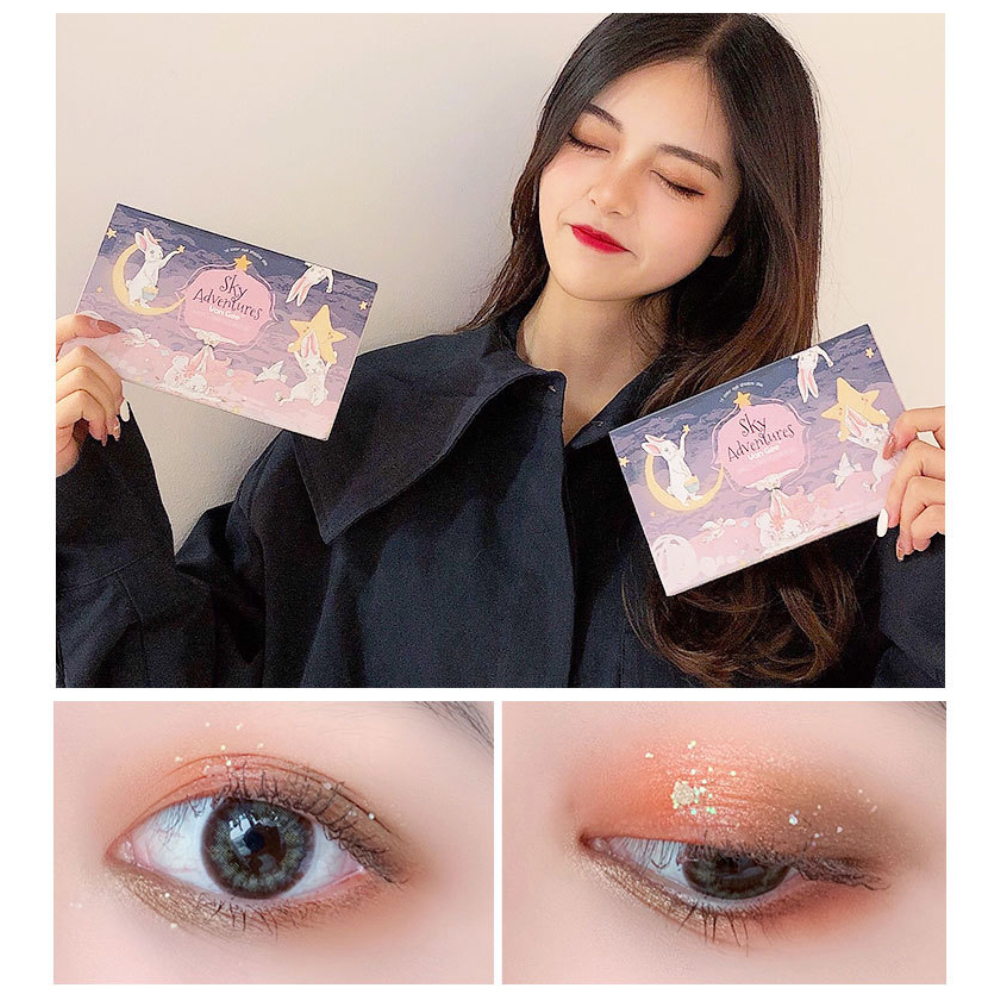 Bảng Phấn Mắt 18 Màu Lì/Nhũ Ngọc Trai Tông Đất/ Bí Ngô MK | BigBuy360 - bigbuy360.vn