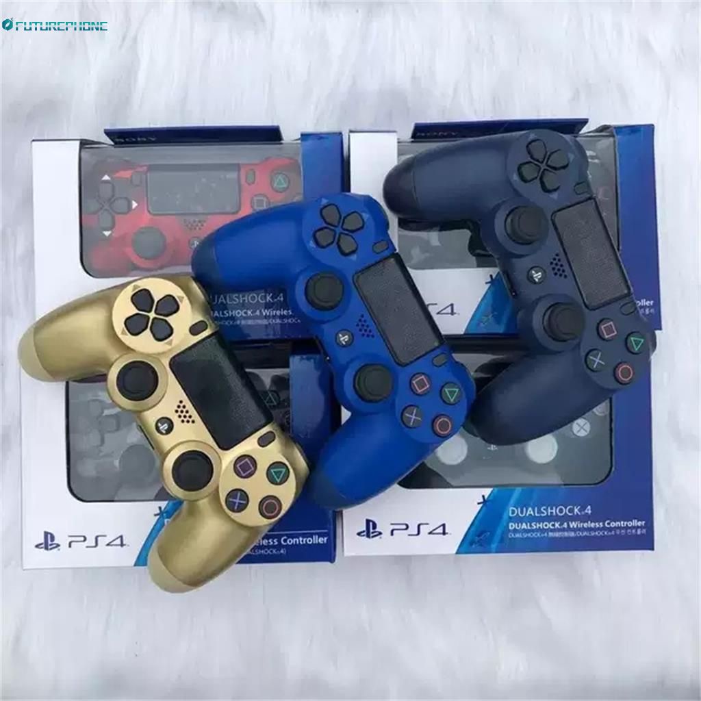 Tay Cầm Chơi Game Ps4 Dualshock 4 V2 Có Dây Kết Nối Bluetooth Cho Playstation 4 Ps4 Pc Laptop Không Dây