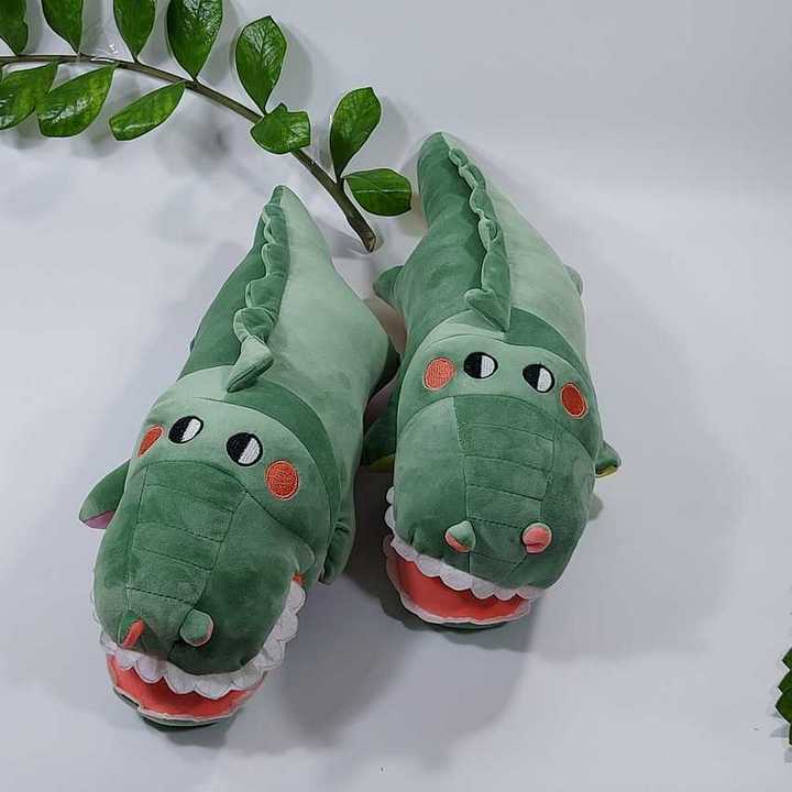 Gấu Bông Cá Sấu Ngáo Cute Chất Liệu Vải Nhung Co Giãn 4 chiều- Thú Nhồi Bông Cá Sấu Mặt Ngáo Mềm Mịn 60 Cm