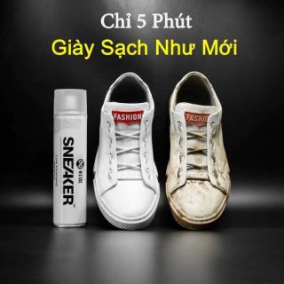 Chai tẩy giày clear bọt tuyết