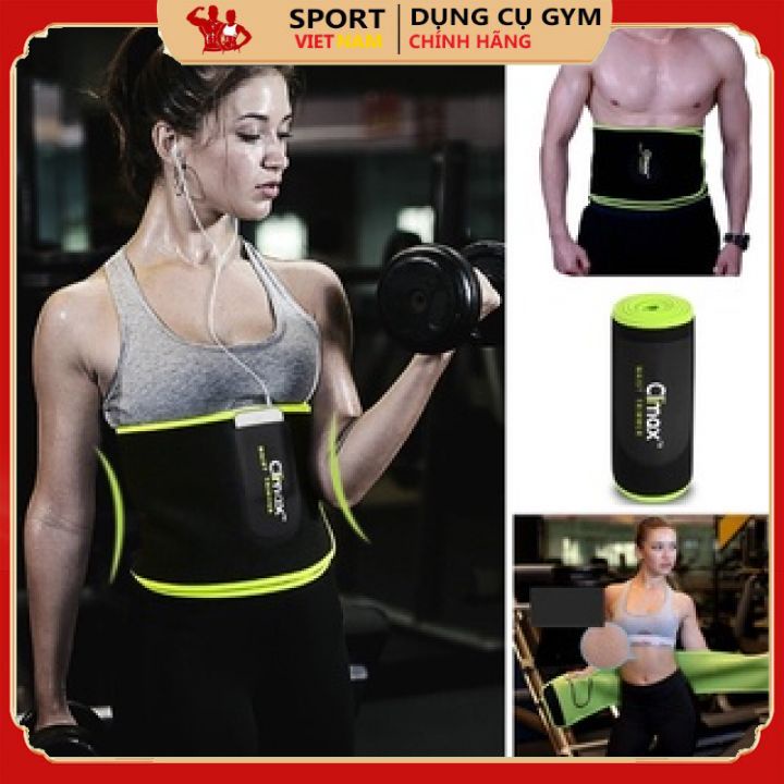 Đai Đeo Bụng Tập Gym CliMax, giữ mồ hôi giảm vòng eo giảm mỡ bụng