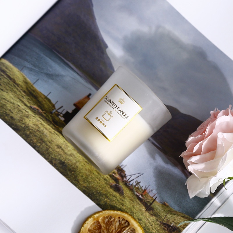 Nến thơm phòng ngủ sáp đậu nành thiên nhiên Scented Candle 12h trang trí phòng, decor dễ thương