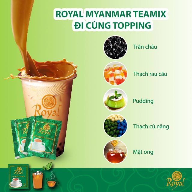 Trà sữa royal Myanmar teamix