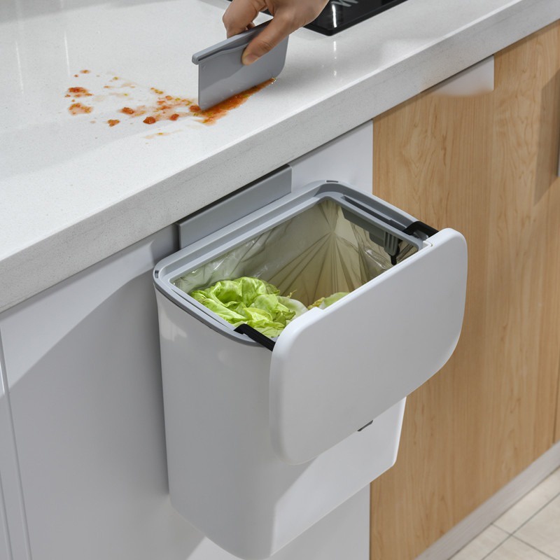 Thùng rác treo tủ bếp , thùng rác treo tường nhà vệ sinh tiện lợi