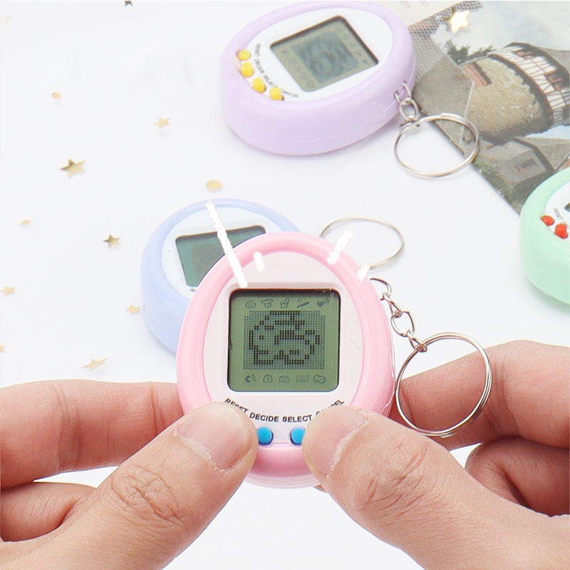 Máy nuôi thú ảo Tamagotchi cầm tay màn hình LCD tiện lợi