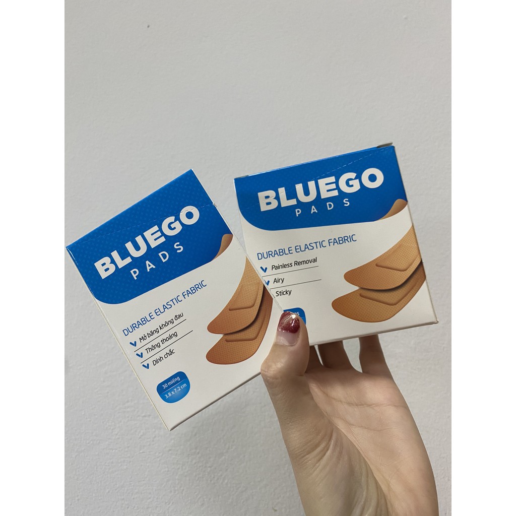 Băng Gạc Y Tế Cá Nhân BLUEGO Hộp 102 Miếng An Toàn, Tiện Lợi Phù Hợp Cho Mọi Nhà TVT001