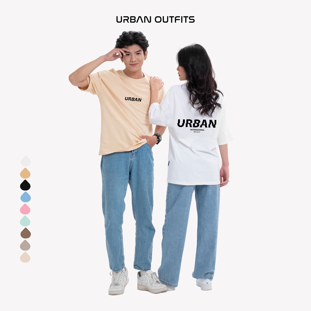 Áo Thun Tay Lỡ Form Rộng URBAN OUTFITS ATO140 Local Brand In Hình ver 2.0 Chất Vải 100% Compact Cotton 250GSM