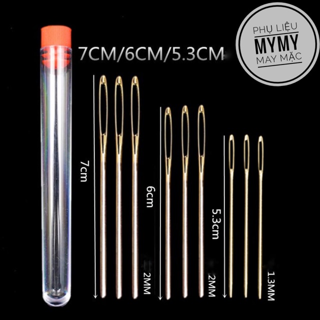 Bộ Kim thêu chữ thập 3 size