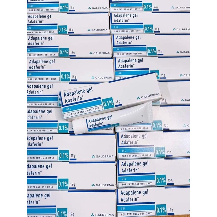 ✅ Adaferin Gel 0,1%- Gel Adapalene 0,1 % cho da dầu mụn 15g