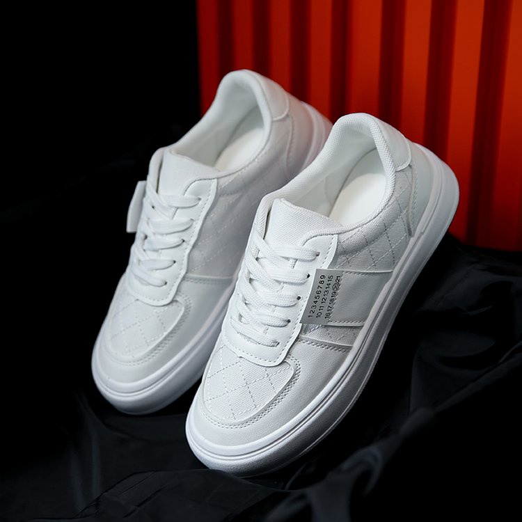 JINxCHOY Giày Thể Thao Mũi Tròn Cột Dây Thoáng Khí Thoải Mái Hợp Thời Trang