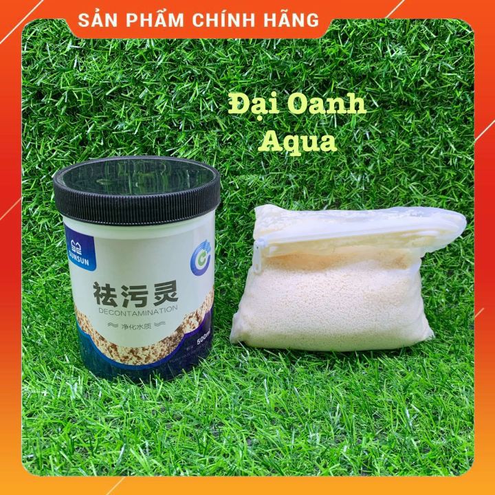 Vật Liệu Lọc SunSun Purigen (500ml và 220ml) Làm Trong Nước Bể Cá- Có Sẵn Túi Đựng