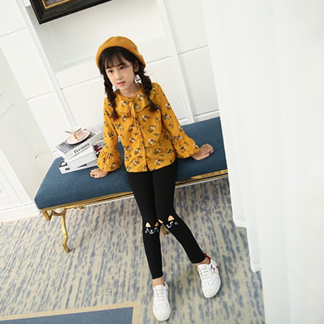 Quần legging lót lông cho bé