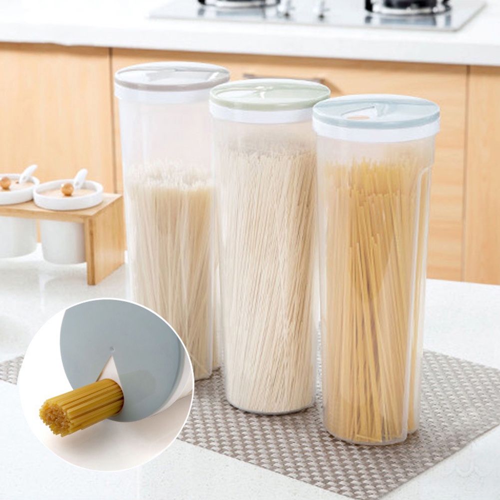 Hộp nhựa đựng mì ống / ngũ cốc tiện lợi