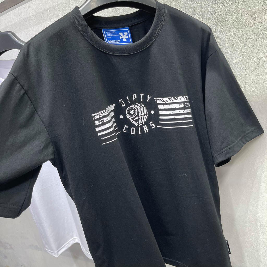 Áo thun DirtyCoins Dustee 2 màu Nam nữ áo thun Dirty Coins tay lỡ full tag Kun Shop | BigBuy360 - bigbuy360.vn