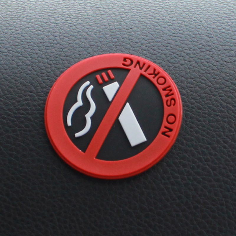 Bộ 5 miếng dán cấm hút thuốc – NO SMOKING cao cấp