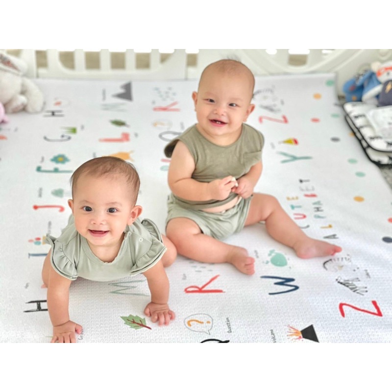 Thảm 100% Silicon Parklon- Babycare Hình Khủng Long Dinosour dày 13mm