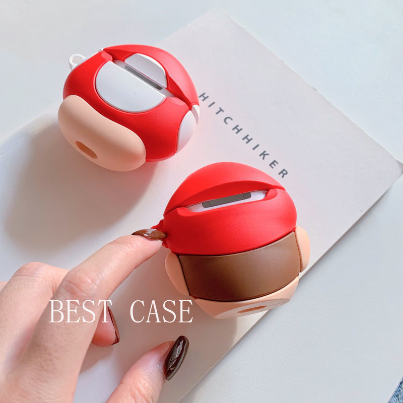 Vỏ Bảo Vệ Hộp Tai Nghe Airpods 1 / 2 Hình Cậu Bé Bút Chì Dễ Thương