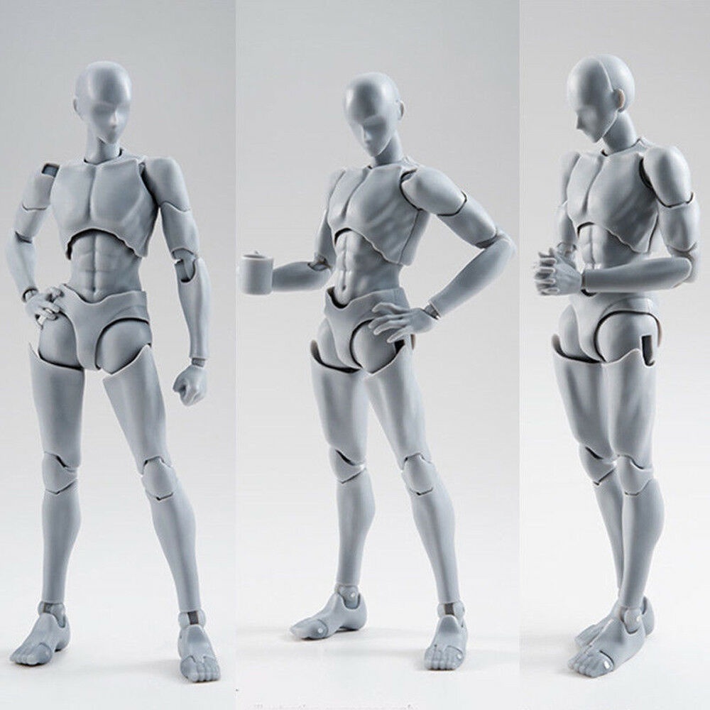 SHF Men's and Women's Grey with Arms Deluxe Edition Hands-on Figure Model 
Sale