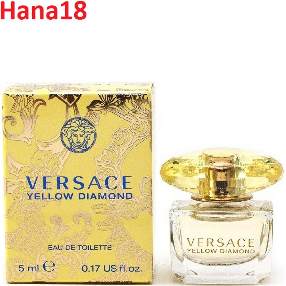 Nước Hoa Nữ 5ml Versace Yellow Diamond, Hana18 cung cấp hàng 100% chính hãng