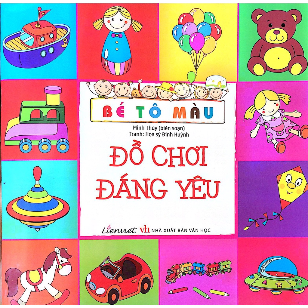 Sách Bé Tô Màu - Đồ Chơi Đáng Yêu
