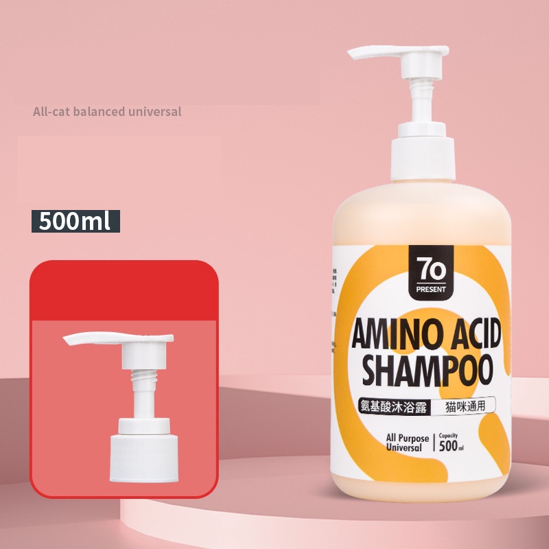 Sữa tắm cho chó mèo Hipipet AMINO ACID SHAMPOO sạch sâu da nuôi dưỡng tế bào lông sáng lông mềm mịn - 500ml