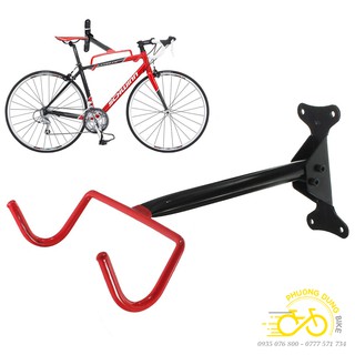 Giá treo xe - Móc treo ngang xe đạp lên tường 4 lỗ